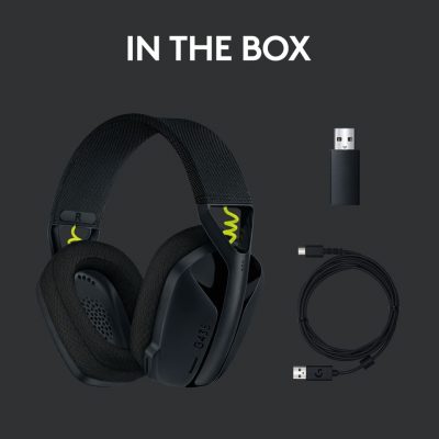 Logitech – G435 Lightspeed Wireless Gaming Headset – Black