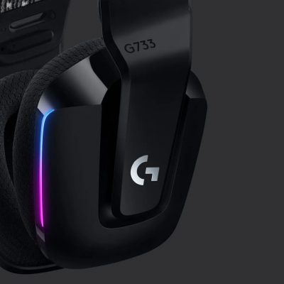 Logitech – G733 LIGHTSPEED Headset – BLACK – 2.4GHZ
